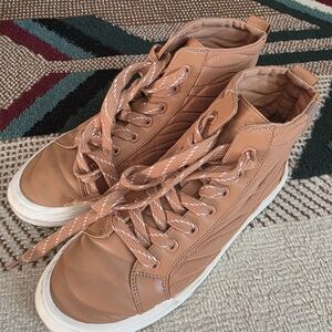 Tan High-Top Sneakers ROXY Size 9